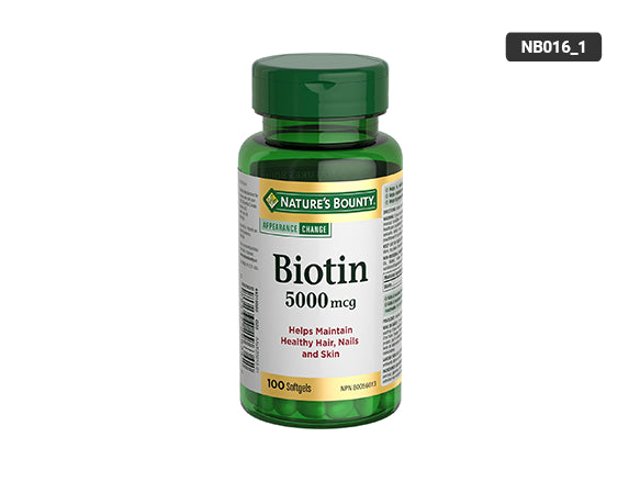 Natures Bounty Biotin 5000mcg 100 softgels in Sri Lanka